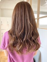 フレイムス ヘアアンドリラックス 大宮東口店(Frames)&nbsp;セミロング20代30代ストレートレイヤー前髪なし前髪あり大宮