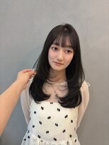 ジーナ  札幌大通(Zina)&nbsp;髪質改善＊韓国風＊レイヤーカット＊暗髪＊前髪＊Zina札幌大通