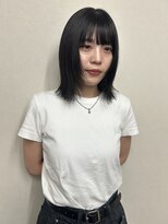 ロックス バイ マグ 松本(rocks BY MAG)&nbsp;20代30代透明感暗髪アッシュブルーグレージュボブレイヤー