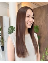 零秒女髪 千里丘店&nbsp;上品で艶やかまとまり美髪ロングスタイル髪質改善艶髪艶感