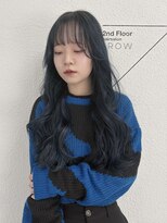 イロウ 山口どうもん店(IROW)&nbsp;ネイビーグレージュ/ハネエク/エクステ／シールエクステ