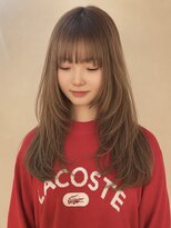 エルム(elm) 透明感オリーブグレージュ×レイヤー