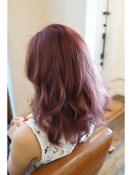 ヘアーサロン ココア(hair salon cocoa) ケアブリーチ＆モーブカラー