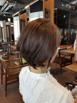 グランエクラ バイフルショウ(GRAND ECLAT by FURUSHO)&nbsp;大人可愛い20代30代40代　ヌーディーグラデーションボブボブ