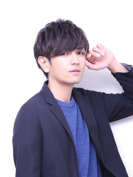 ヘアーメイク ツインズストリート(Hair Make TWINS street) ラフな束感のクラウドマッシュ×ツーブロック