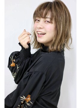 サンク ドリームプラザ店(CINQ) 【CINQ】大柳　ナチュラル切りっぱなしボブ