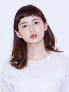 カラル(CARAL) 【CARAL】ショートバング&外ハネミディアムレイヤー