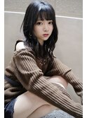 ゆるふわセミロング