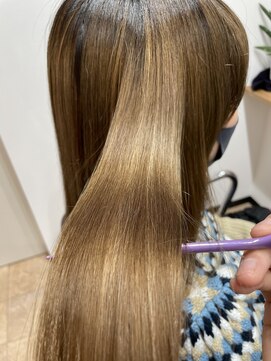 アリュール 琴崎店(ALURE) ブリーチ毛でもサラ艶♪オージュア髪質改善トリートメント♪