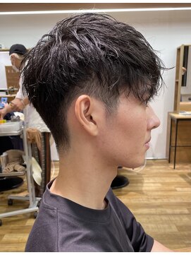 ネイビー(NAVY) 前下がりVマッシュ☆