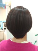 ローレイヤーショート×ヘアドネーション