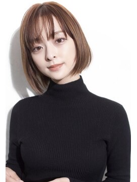 クレドガーデン 川口店(CRED GARDEN) 【川口】耳掛け/厚め前髪ベージュ大人かわいいナチュラルボブ