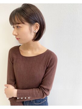 アトレ(attrait) ＊小顔ミニボブ シースルーバング ワイドバング 天王寺美容室
