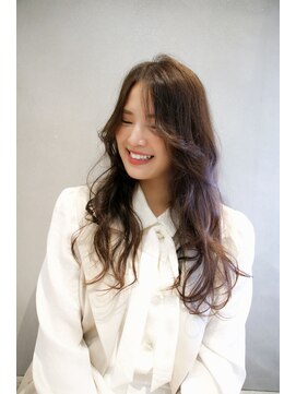 ユートラクト 守口竜田通り店(U-tract) 大人ロング￣チョコカラー￣顔周りレイヤー