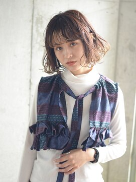 エニエンメイクス 立川(ENIEN MAKE'S) 黒髪ボブ/大人かわいい/美髪/こなれミディ/地毛風カラー/