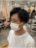 ナチュラルパーマ◇メンズヘアスタイル