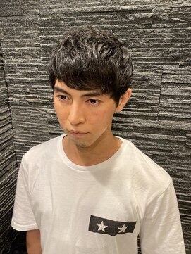 プレミアムバーバー 原宿店(PREMIUM BARBER produce by HIRO GINZA) ショート×クセ毛×黒髪