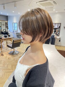 ロンドブルーム 天神大名店(Lond Bloom) 10代20代30代ショートボブ髪質改善丸みショート似合わせカット
