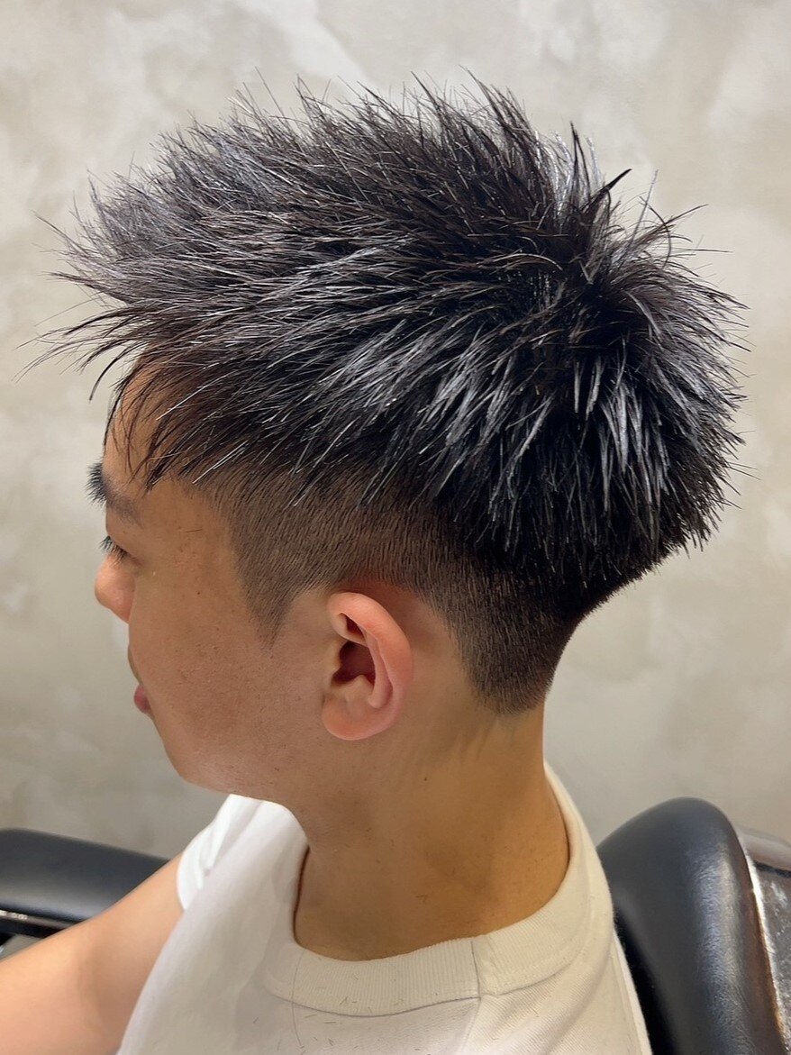 ベリーショート ツーブロック メンズ 10代/20代：L185624653