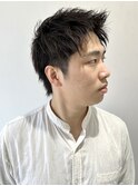 【FOLK】メンズは好印象・清潔感☆直毛活かすスパイキーショート