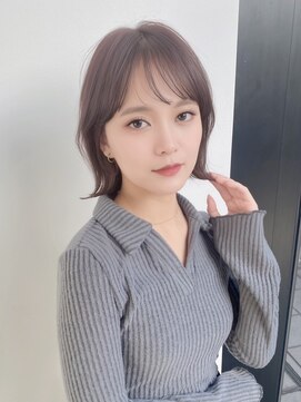 ユーフォリア 新宿店(Euphoria) ベージュ暖色系カラー大人ボブ透明感小顔