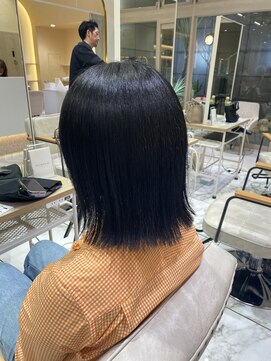 ゼスト フィーノ(ZEST fino) 【橋本姫奈】ブルーブラック×髪質改善トリートメント