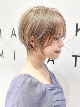 ハルキミナト ジャパン ヨコハマ(HARUKI MINATO japan YOKOHAMA) ホワイトベージュショート/20代30代40代50代