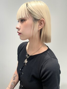 ミンクス 銀座店(MINX) 【MINX】似合わせ小顔レイヤーボブウルフ_銀座/髪質改善