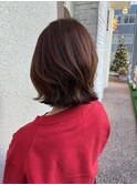 くびれミディアム/オレンジカラー/20代30代40代50代60代