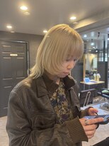 アグ ヘアー フィオ 南浦和店(Agu hair fio)&nbsp;ハイトーン×ウルフ女子　宮下　【南浦和】