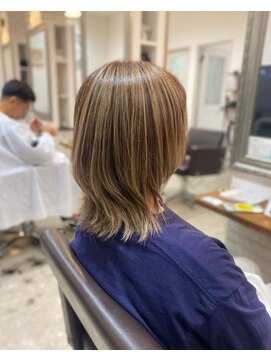 リッシュ 四街道店(Lish) 【ウルフ×バレイヤージュ】