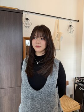 クイ(quii) ★韓国ヘアハッシュカット/レイヤーカット前髪顔周りミニウルフ