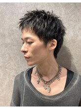 リアイス(Re:ICE) スパイキーショートウルフ/目白/メンズヘア/ツイストピンパーマ