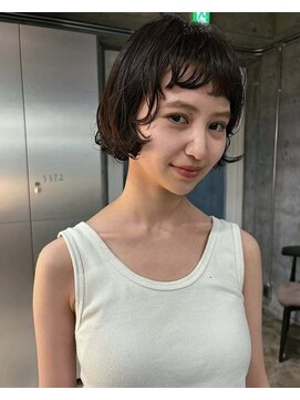 ナヌークカフラ(nanuk kafla) ミニボブ・くせ毛風パーマ・ショートパーマ（担当フクダ）