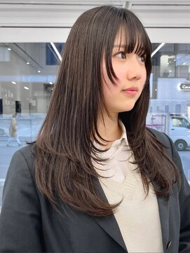 ニトバイアンキシム(nit by ahnkism) 韓国風レイヤーカット顔まわりくびれオルチャン 心斎橋