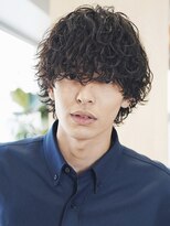 フィフス 大分(fifth)&nbsp;大分メンズミディアムマッシュウルフ波巻きスパイラルパーマ