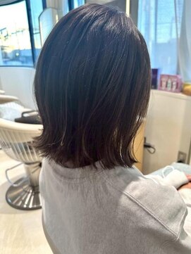 コンティロミー(CONTI ROMMY.) こなれミディくびれボブ大人ガーリー暗めカラー20代～50代☆