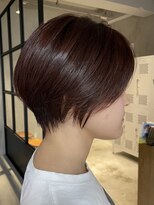 エリマ 調布(elima) レディースショートクビレショートワンカラーブラウンカラー