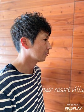 ヘア リゾート ヴィラ(hair resort villa) ショートパーマ