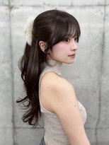 フォンズ(FONS)&nbsp;前髪カット　顔まわりカット　地毛風カラー