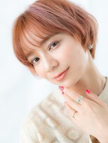 カバーヘア ブリス 北浦和(COVER HAIR bliss)&nbsp;立体感ハイトーンカラー小顔丸みショート//北浦和10代20代