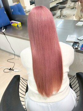 ラック 表参道(LUCK) ピンクカラー/ケアブリーチ/ブリーチ/表参道/原宿