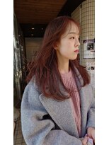 ブロッサム ひばりヶ丘(Blossom)&nbsp;long layer　韓国レイヤーロング◎暖色カラー愛され小顔ヘア