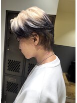 リフル 八王子(RIFULL)&nbsp;ハイライト　バレイヤージュ　ショート　レイヤー　髪質改善