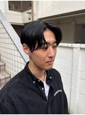 毛流れセンターパート/ニュアンスパーマ/毛流れパーマ