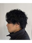 波巻きシャドーパーマ