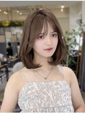 顔まわりレイヤーボブ/くびれレイヤーボブ／ひし形レイヤーボブ