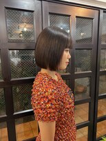 キチ(kichi.) 大人のシンプルボブ×ナチュラルブラウン