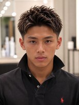 ノラ ギンザ(NORA GINZA)&nbsp;アップバングショートセンターパートツーブロックシャドウルーツ