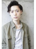 立ち上げ前髪　パーマスタイル　h